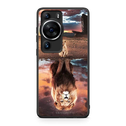 Θήκη Huawei P60 Pro Sunset Dreams από τη Smartfits με σχέδιο στο πίσω μέρος και μαύρο περίβλημα | Huawei P60 Pro Sunset Dreams Case with Colorful Back and Black Bezels