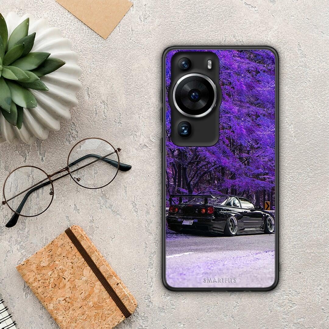 Θήκη Huawei P60 Pro Super Car από τη Smartfits με σχέδιο στο πίσω μέρος και μαύρο περίβλημα | Huawei P60 Pro Super Car Case with Colorful Back and Black Bezels