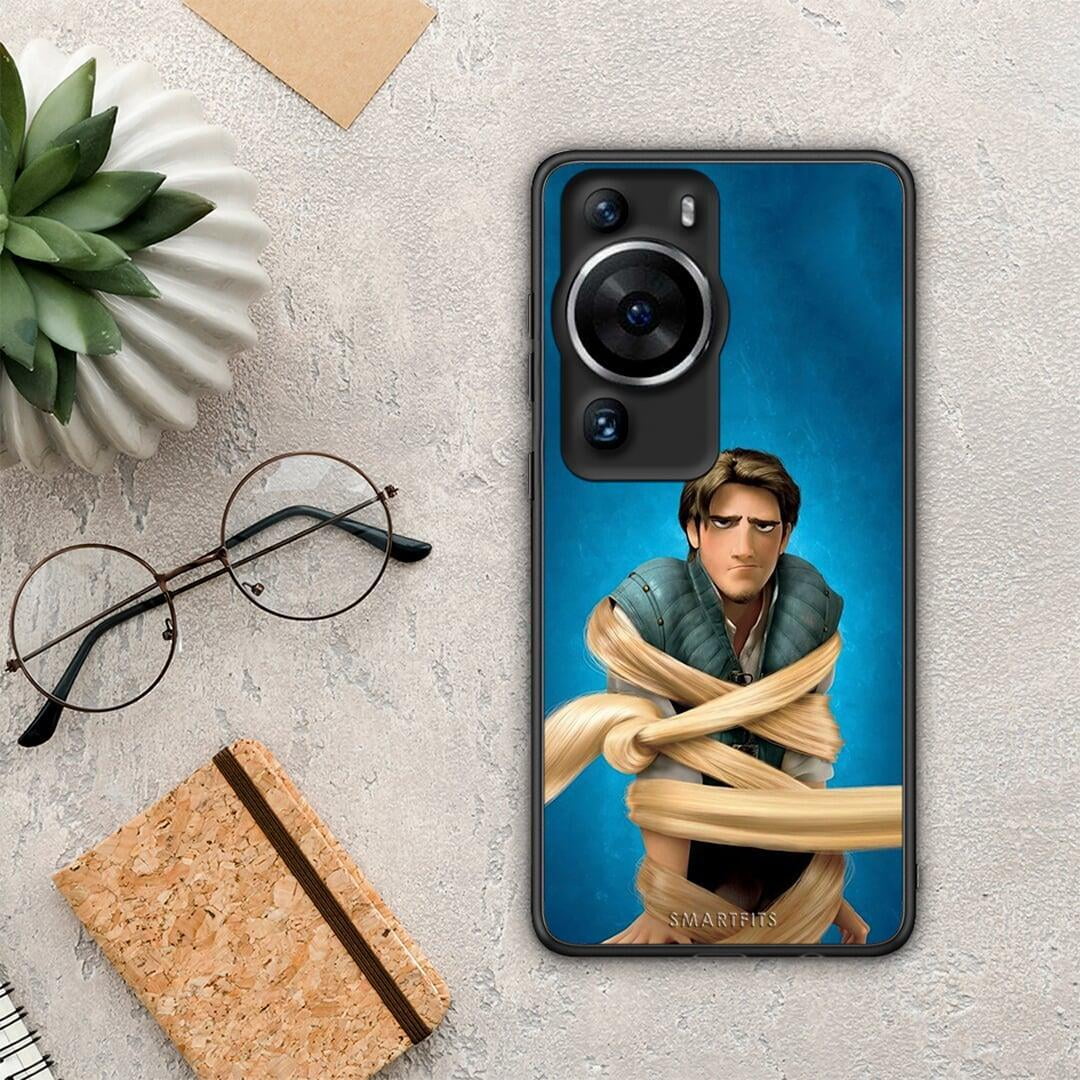 Θήκη Huawei P60 Pro Tangled 1 από τη Smartfits με σχέδιο στο πίσω μέρος και μαύρο περίβλημα | Huawei P60 Pro Tangled 1 Case with Colorful Back and Black Bezels