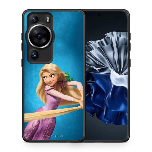 Θήκη Huawei P60 Pro Tangled 2 από τη Smartfits με σχέδιο στο πίσω μέρος και μαύρο περίβλημα | Huawei P60 Pro Tangled 2 Case with Colorful Back and Black Bezels