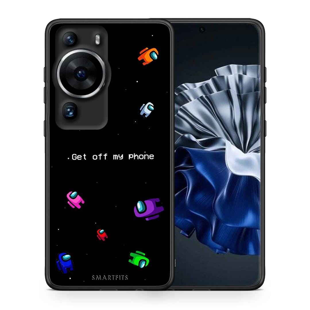 Θήκη Huawei P60 Pro Text AFK από τη Smartfits με σχέδιο στο πίσω μέρος και μαύρο περίβλημα | Huawei P60 Pro Text AFK Case with Colorful Back and Black Bezels