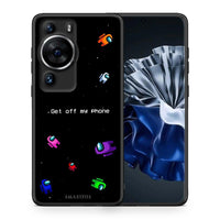 Thumbnail for Θήκη Huawei P60 Pro Text AFK από τη Smartfits με σχέδιο στο πίσω μέρος και μαύρο περίβλημα | Huawei P60 Pro Text AFK Case with Colorful Back and Black Bezels