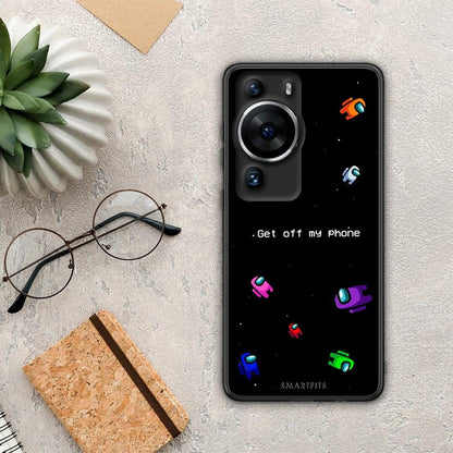 Θήκη Huawei P60 Pro Text AFK από τη Smartfits με σχέδιο στο πίσω μέρος και μαύρο περίβλημα | Huawei P60 Pro Text AFK Case with Colorful Back and Black Bezels
