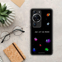 Thumbnail for Θήκη Huawei P60 Pro Text AFK από τη Smartfits με σχέδιο στο πίσω μέρος και μαύρο περίβλημα | Huawei P60 Pro Text AFK Case with Colorful Back and Black Bezels