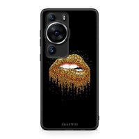 Thumbnail for Θήκη Huawei P60 Pro Valentine Golden από τη Smartfits με σχέδιο στο πίσω μέρος και μαύρο περίβλημα | Huawei P60 Pro Valentine Golden Case with Colorful Back and Black Bezels
