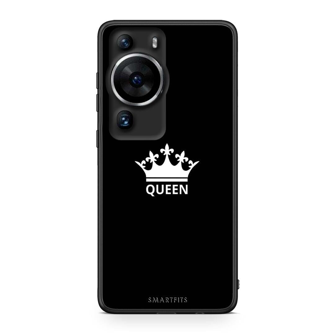 Θήκη Huawei P60 Pro Valentine Queen από τη Smartfits με σχέδιο στο πίσω μέρος και μαύρο περίβλημα | Huawei P60 Pro Valentine Queen Case with Colorful Back and Black Bezels