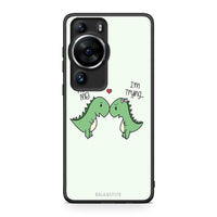 Thumbnail for Θήκη Huawei P60 Pro Valentine Rex από τη Smartfits με σχέδιο στο πίσω μέρος και μαύρο περίβλημα | Huawei P60 Pro Valentine Rex Case with Colorful Back and Black Bezels