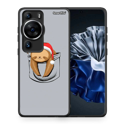 Θήκη Huawei P60 Pro Xmas Zzzz από τη Smartfits με σχέδιο στο πίσω μέρος και μαύρο περίβλημα | Huawei P60 Pro Xmas Zzzz Case with Colorful Back and Black Bezels