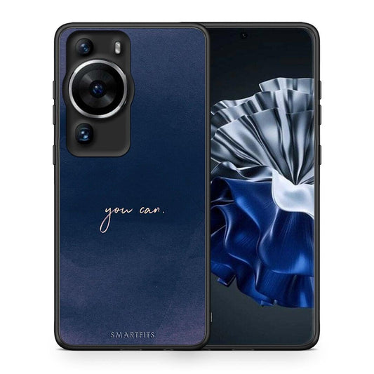 Θήκη Huawei P60 Pro You Can από τη Smartfits με σχέδιο στο πίσω μέρος και μαύρο περίβλημα | Huawei P60 Pro You Can Case with Colorful Back and Black Bezels