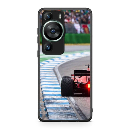 Θήκη Huawei P60 Racing Vibes από τη Smartfits με σχέδιο στο πίσω μέρος και μαύρο περίβλημα | Huawei P60 Racing Vibes Case with Colorful Back and Black Bezels