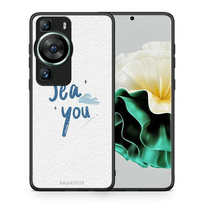 Θήκη Huawei P60 Sea You από τη Smartfits με σχέδιο στο πίσω μέρος και μαύρο περίβλημα | Huawei P60 Sea You Case with Colorful Back and Black Bezels