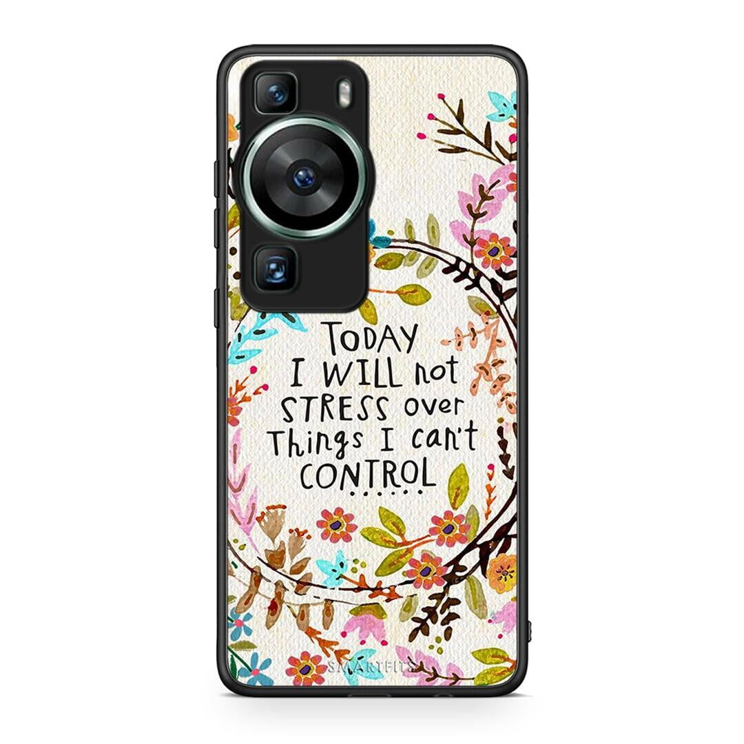 Θήκη Huawei P60 Stress Over από τη Smartfits με σχέδιο στο πίσω μέρος και μαύρο περίβλημα | Huawei P60 Stress Over Case with Colorful Back and Black Bezels