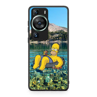 Thumbnail for Θήκη Huawei P60 Summer Happiness από τη Smartfits με σχέδιο στο πίσω μέρος και μαύρο περίβλημα | Huawei P60 Summer Happiness Case with Colorful Back and Black Bezels