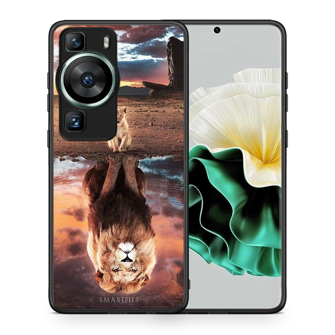 Θήκη Huawei P60 Sunset Dreams από τη Smartfits με σχέδιο στο πίσω μέρος και μαύρο περίβλημα | Huawei P60 Sunset Dreams Case with Colorful Back and Black Bezels