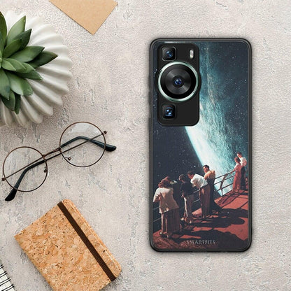 Θήκη Huawei P60 Surreal View από τη Smartfits με σχέδιο στο πίσω μέρος και μαύρο περίβλημα | Huawei P60 Surreal View Case with Colorful Back and Black Bezels