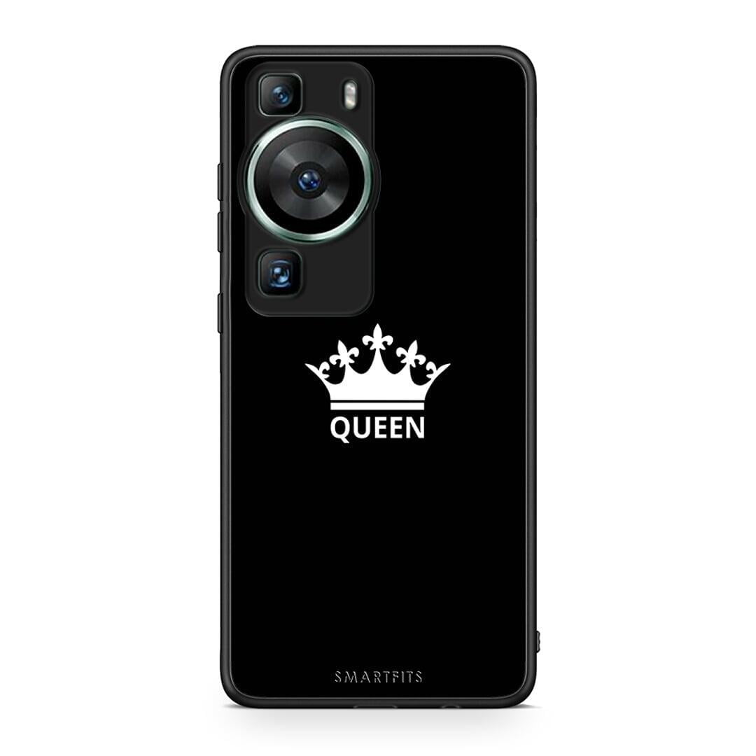 Θήκη Huawei P60 Valentine Queen από τη Smartfits με σχέδιο στο πίσω μέρος και μαύρο περίβλημα | Huawei P60 Valentine Queen Case with Colorful Back and Black Bezels