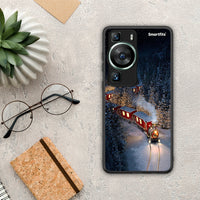 Thumbnail for Θήκη Huawei P60 Xmas Train από τη Smartfits με σχέδιο στο πίσω μέρος και μαύρο περίβλημα | Huawei P60 Xmas Train Case with Colorful Back and Black Bezels