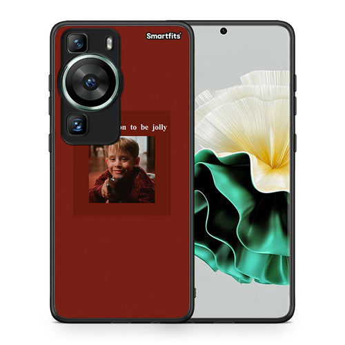 Θήκη Huawei P60 Xmas Ultimate Spirit από τη Smartfits με σχέδιο στο πίσω μέρος και μαύρο περίβλημα | Huawei P60 Xmas Ultimate Spirit Case with Colorful Back and Black Bezels