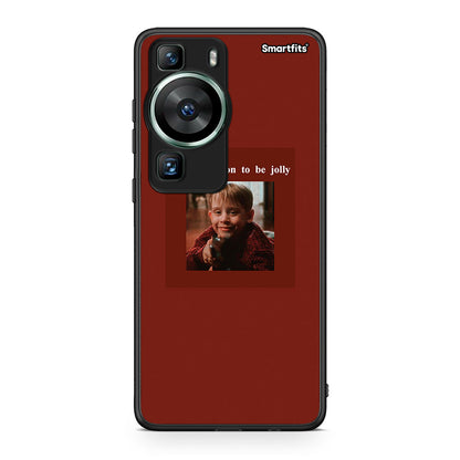 Θήκη Huawei P60 Xmas Ultimate Spirit από τη Smartfits με σχέδιο στο πίσω μέρος και μαύρο περίβλημα | Huawei P60 Xmas Ultimate Spirit Case with Colorful Back and Black Bezels