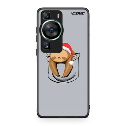 Θήκη Huawei P60 Xmas Zzzz από τη Smartfits με σχέδιο στο πίσω μέρος και μαύρο περίβλημα | Huawei P60 Xmas Zzzz Case with Colorful Back and Black Bezels