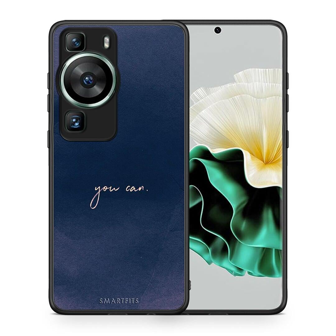 Θήκη Huawei P60 You Can από τη Smartfits με σχέδιο στο πίσω μέρος και μαύρο περίβλημα | Huawei P60 You Can Case with Colorful Back and Black Bezels