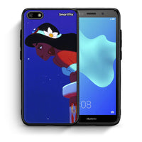 Thumbnail for Θήκη Huawei Y5 2018/Honor 7S Alladin And Jasmine Love 2 από τη Smartfits με σχέδιο στο πίσω μέρος και μαύρο περίβλημα | Huawei Y5 2018/Honor 7S Alladin And Jasmine Love 2 case with colorful back and black bezels