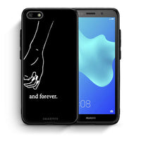 Thumbnail for Θήκη Αγίου Βαλεντίνου Huawei Y5 2018 / Honor 7S Always & Forever 2 από τη Smartfits με σχέδιο στο πίσω μέρος και μαύρο περίβλημα | Huawei Y5 2018 / Honor 7S Always & Forever 2 case with colorful back and black bezels