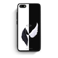 Thumbnail for Huawei Y5 2018 Angels Demons θήκη από τη Smartfits με σχέδιο στο πίσω μέρος και μαύρο περίβλημα | Smartphone case with colorful back and black bezels by Smartfits