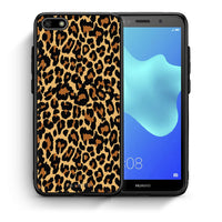 Thumbnail for Θήκη Huawei Y5 2018/Honor 7S Leopard Animal από τη Smartfits με σχέδιο στο πίσω μέρος και μαύρο περίβλημα | Huawei Y5 2018/Honor 7S Leopard Animal case with colorful back and black bezels