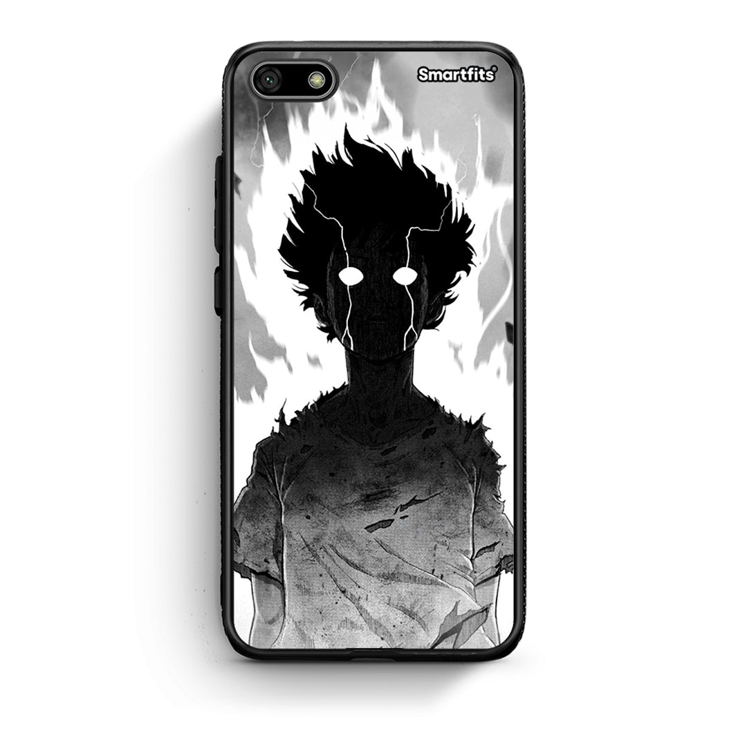Huawei Y5 2018 Anime Boy Θήκη από τη Smartfits με σχέδιο στο πίσω μέρος και μαύρο περίβλημα | Smartphone case with colorful back and black bezels by Smartfits
