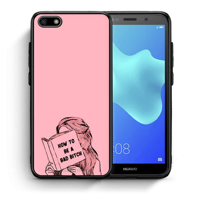 Θήκη Huawei Y5 2018/Honor 7S Bad Bitch από τη Smartfits με σχέδιο στο πίσω μέρος και μαύρο περίβλημα | Huawei Y5 2018/Honor 7S Bad Bitch case with colorful back and black bezels
