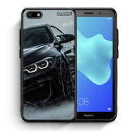 Thumbnail for Θήκη Huawei Y5 2018/Honor 7S Black BMW από τη Smartfits με σχέδιο στο πίσω μέρος και μαύρο περίβλημα | Huawei Y5 2018/Honor 7S Black BMW case with colorful back and black bezels