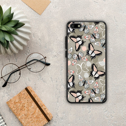 Boho Butterflies - Huawei Y5 2018 / Honor 7S θήκη