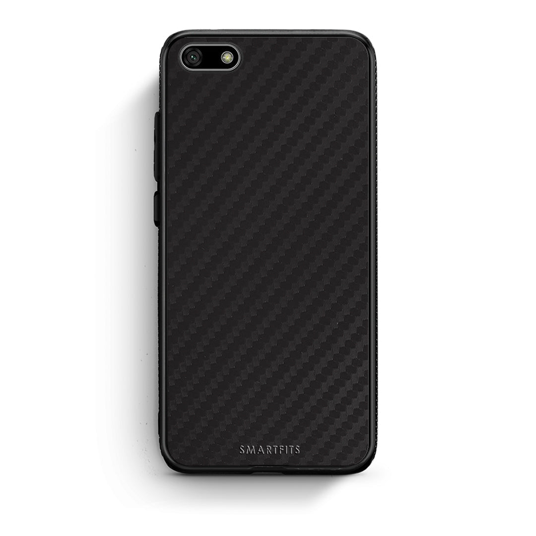 Huawei Y5 2018 Carbon Black θήκη από τη Smartfits με σχέδιο στο πίσω μέρος και μαύρο περίβλημα | Smartphone case with colorful back and black bezels by Smartfits