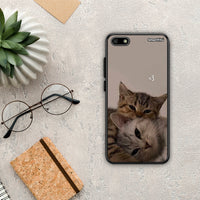 Thumbnail for Cats In Love - Huawei Y5 2018 / Honor 7S θήκη
