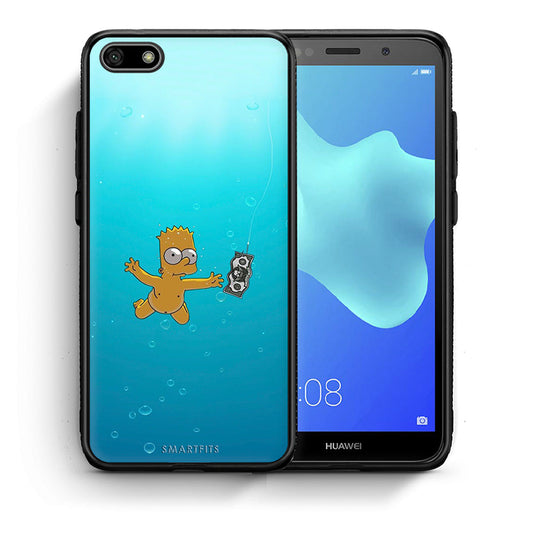 Θήκη Huawei Y5 2018/Honor 7S Chasing Money από τη Smartfits με σχέδιο στο πίσω μέρος και μαύρο περίβλημα | Huawei Y5 2018/Honor 7S Chasing Money case with colorful back and black bezels