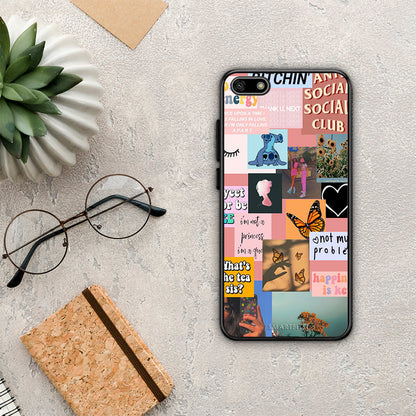 Collage Bitchin - Huawei Y5 2018 / Honor 7S θήκη