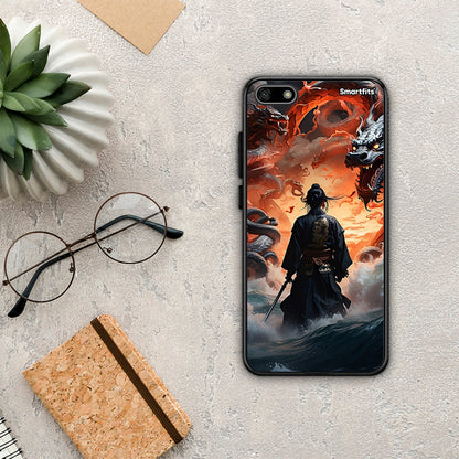Dragons Fight - Huawei Y5 2018 / Honor 7S θήκη