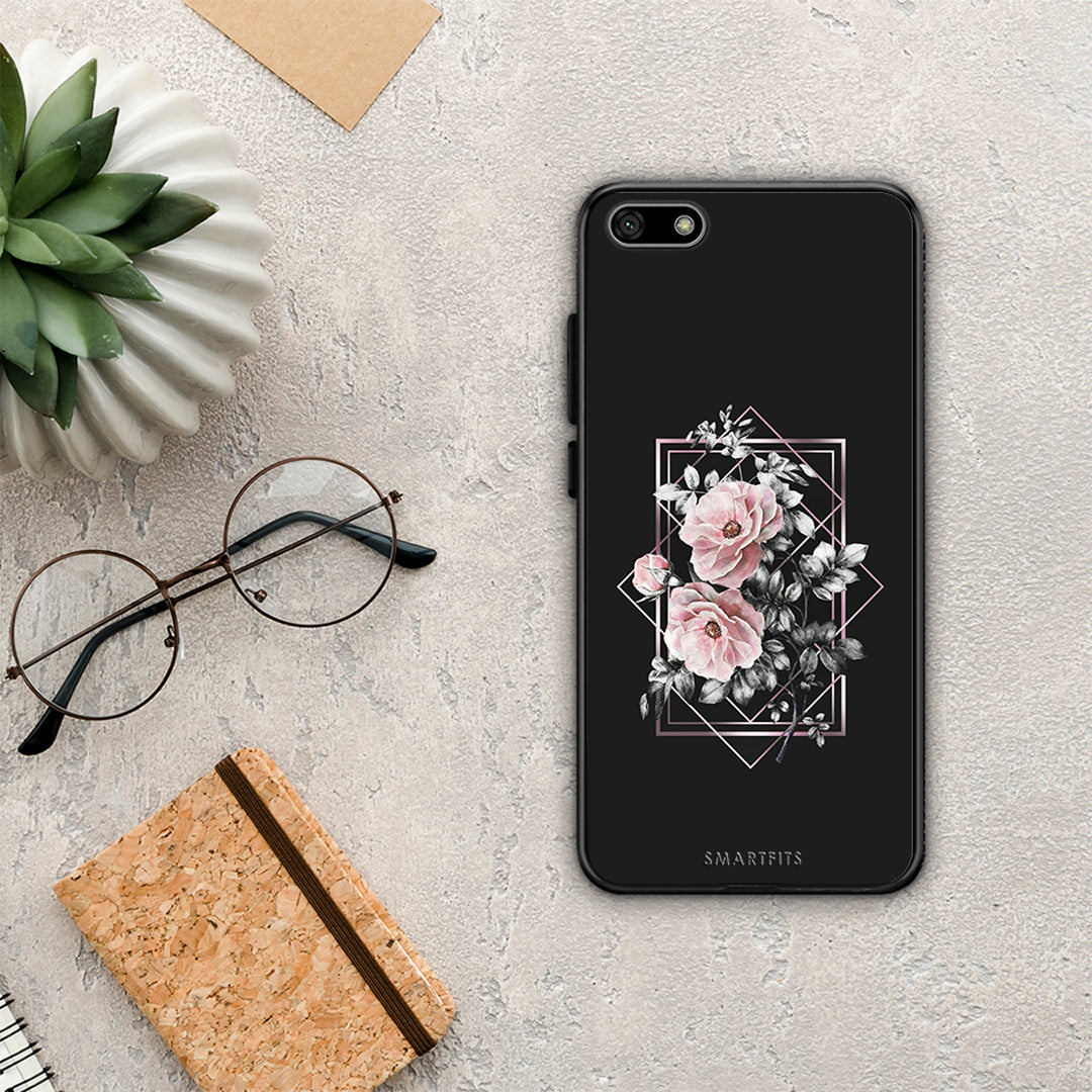 Flower Frame - Huawei Y5 2018 / Honor 7S θήκη