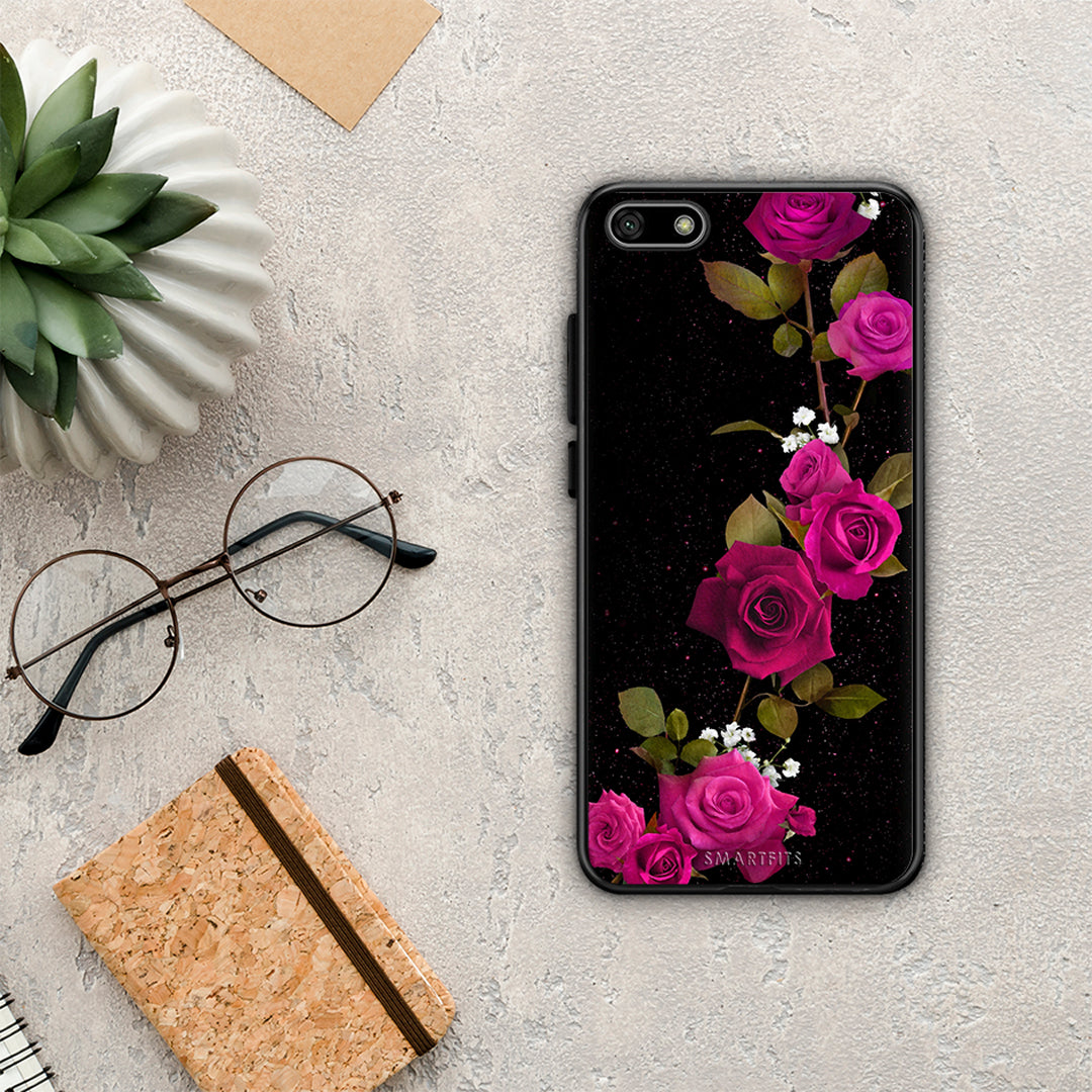 Flower Red Roses - Huawei Y5 2018 / Honor 7S θήκη