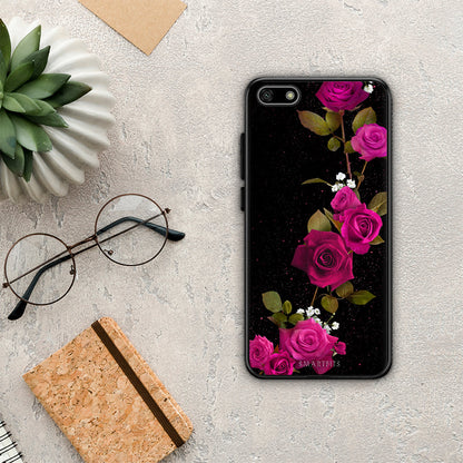 Flower Red Roses - Huawei Y5 2018 / Honor 7S θήκη