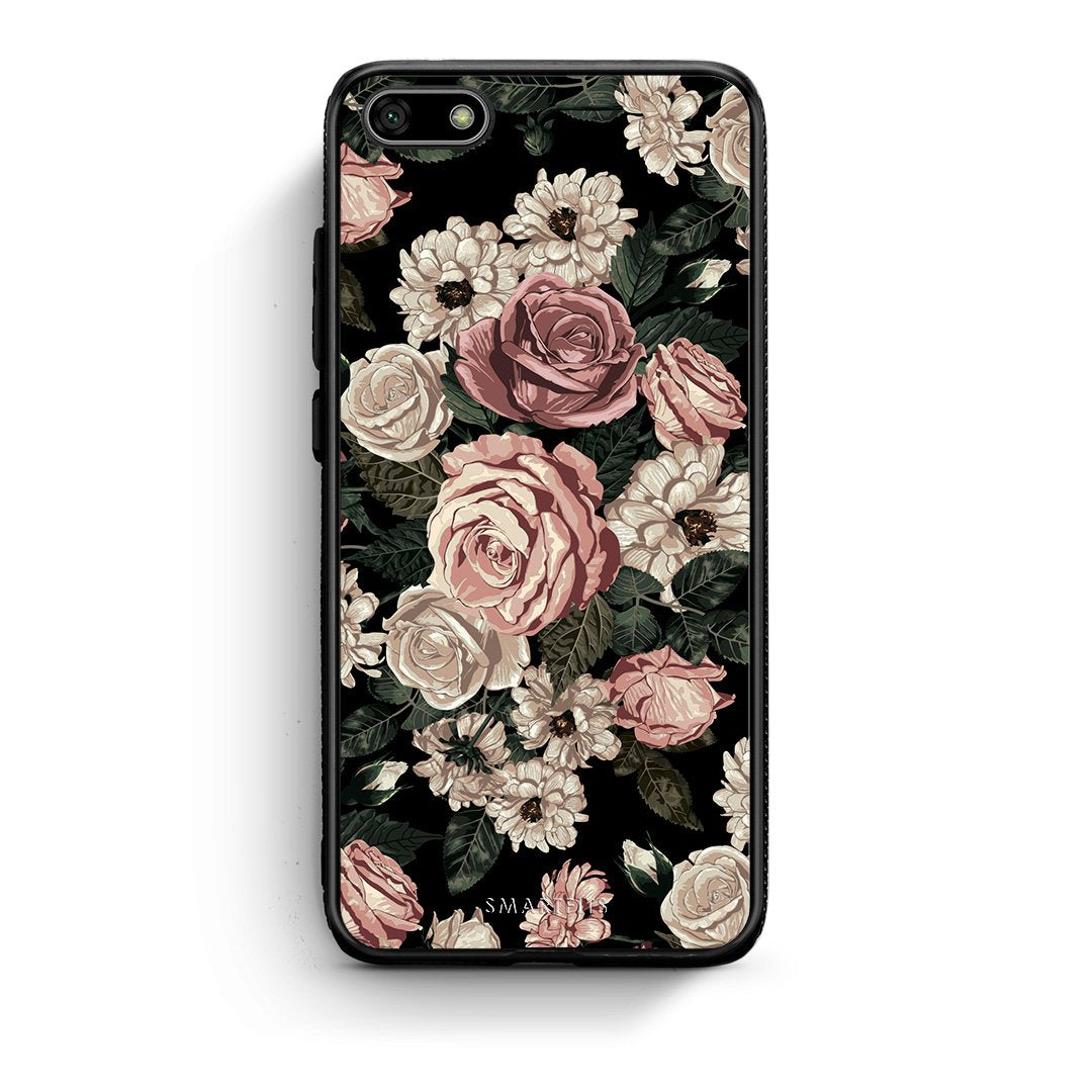 4 - Huawei Y5 2018 Wild Roses Flower case, cover, bumper