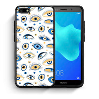 Thumbnail for Θήκη Huawei Y5 2018/Honor 7S Ftou Ftou από τη Smartfits με σχέδιο στο πίσω μέρος και μαύρο περίβλημα | Huawei P40 Lite Ftou Ftou case with colorful back and black bezels