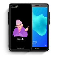 Thumbnail for Θήκη Huawei Y5 2018/Honor 7S Grandma Mood Black από τη Smartfits με σχέδιο στο πίσω μέρος και μαύρο περίβλημα | Huawei Y5 2018/Honor 7S Grandma Mood Black case with colorful back and black bezels