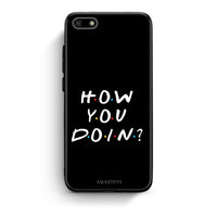 Thumbnail for Huawei Y5 2018 How You Doin θήκη από τη Smartfits με σχέδιο στο πίσω μέρος και μαύρο περίβλημα | Smartphone case with colorful back and black bezels by Smartfits