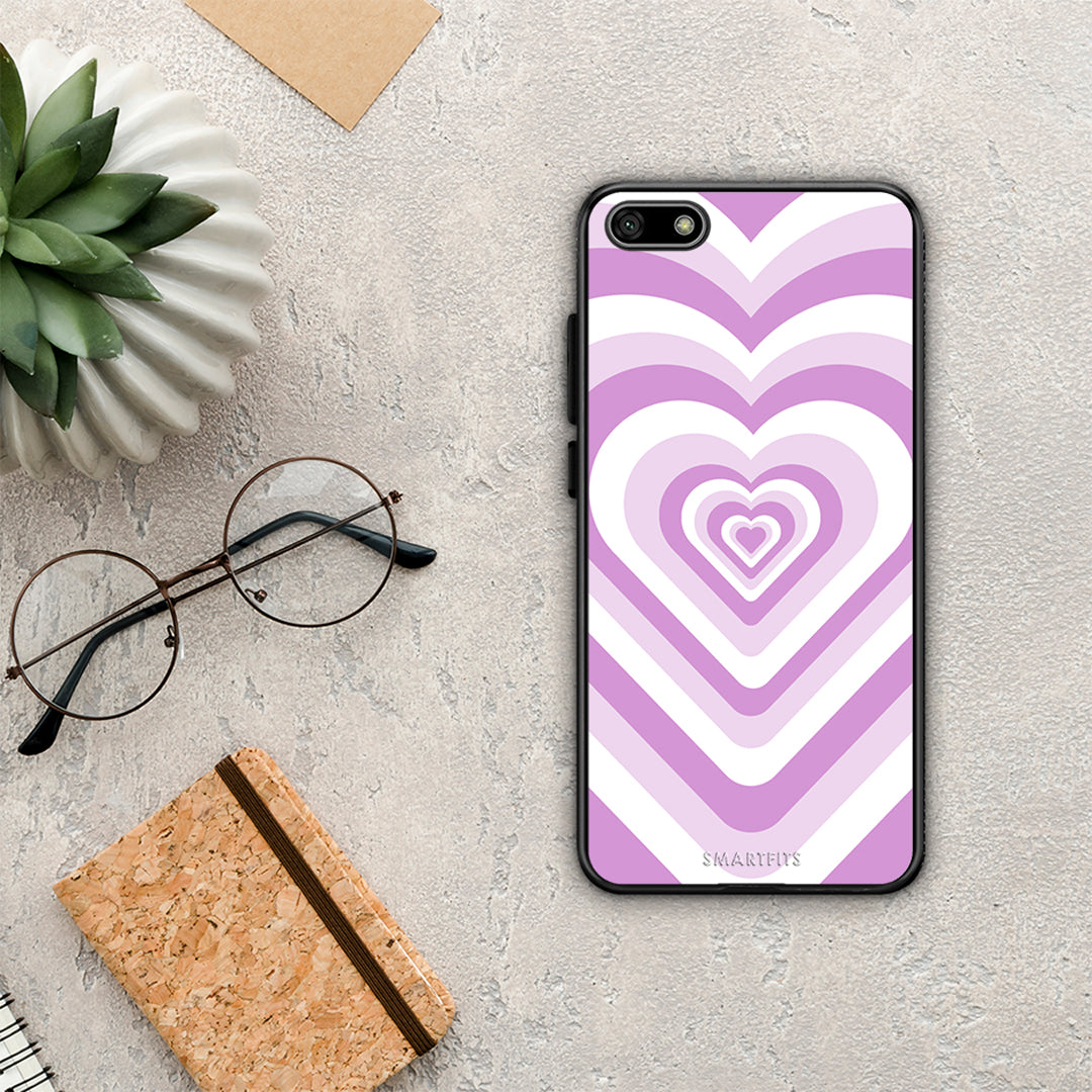 Lilac Hearts - Huawei Y5 2018 / Honor 7S θήκη