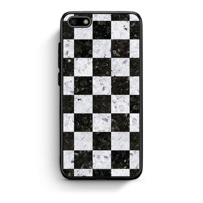 4 - Huawei Y5 2018 Square Geometric Marble case, cover, bumper