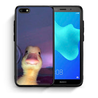 Thumbnail for Θήκη Huawei Y5 2018/Honor 7S Meme Duck από τη Smartfits με σχέδιο στο πίσω μέρος και μαύρο περίβλημα | Huawei Y5 2018/Honor 7S Meme Duck case with colorful back and black bezels