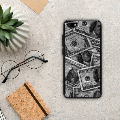 Money Dollars - Huawei Y5 2018 / Honor 7S θήκη