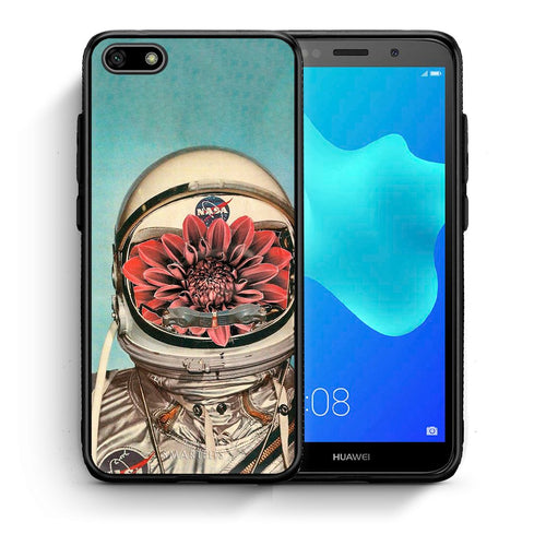 Θήκη Huawei Y5 2018/Honor 7S Nasa Bloom από τη Smartfits με σχέδιο στο πίσω μέρος και μαύρο περίβλημα | Huawei Y5 2018/Honor 7S Nasa Bloom case with colorful back and black bezels